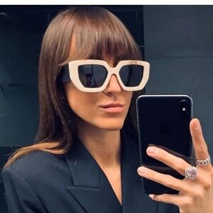 Vintage Fashion Square Women’s Big Frame Sunglasses